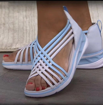 Large Size Fish Mouth Roman Women's Sandals
