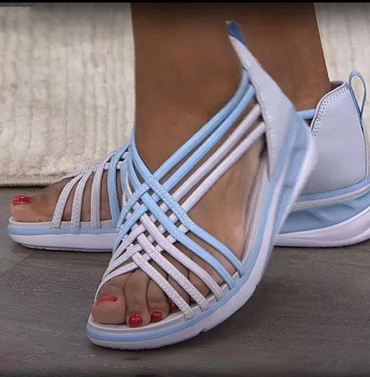 Large Size Fish Mouth Roman Women's Sandals
