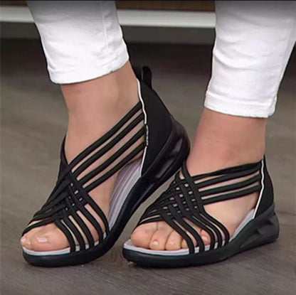 Large Size Fish Mouth Roman Women's Sandals